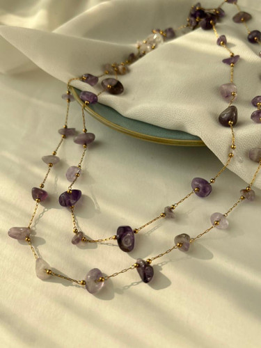 گردنبند صدفی رولباسی