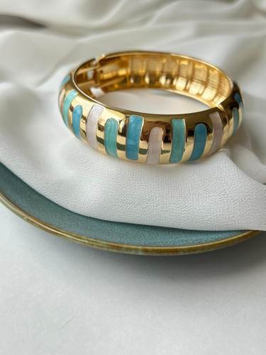 بنگل زنانه فنری میناکاری