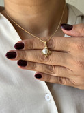 مدال مرواریدی مینیمال جواهری ژوپینگ