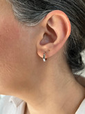 گوشواره حلقه ای مینیمال ظریف کوچک طرح چندضلعی ژوپینگ